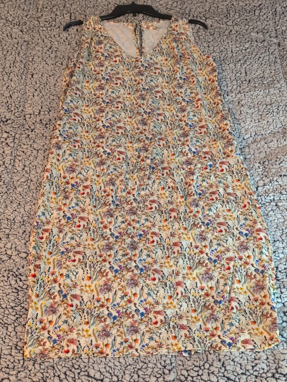 Raffaello Rossi | Floral Print Sleeveless Sheath Dress - Multicolor - Picture 6 of 13